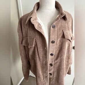 NWT Corduroy Shacket